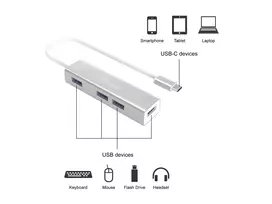 usb sakotuvas 3 2 - Equip USB-Hub 4-Port 3.2/C->4x3.0 5Gbps o.įkroviklis si - 6 nuotrauka