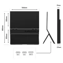 full hd monitorius - JAPANNEXT JN-DMD-IPS238F-C4 23.8", IPS, FHD, Dual-monitoris - 9 nuotrauka