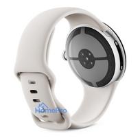 google pixel watch lte - Google Pixel Watch 4 45mm LTE Silver/Porcelain (sidabrinis/porcelianinis) - 4 nuotrauka