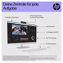 intel core i3 - HP All-in-One 27-cr0109ng ,  Intel i3-N300 ,  8GB DDR4 ,  512GB SSD ,  Juodas (Black) - 12 nuotrauka