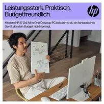 intel core i3 - HP All-in-One 27-cr0109ng ,  Intel i3-N300 ,  8GB DDR4 ,  512GB SSD ,  Juodas (Black) - 13 nuotrauka