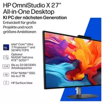 intel ultra - HP OmniStudio X 27-cx0170ng Intel Core Ultra 7 16GB 1TB SSD Windows 11 Home - 14 nuotrauka