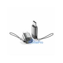 lightning adapter to usb c - AWEI A12 Lightning to USB-C adapteris Pilkas (Grey) - 2 nuotrauka