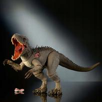 zaislinis dinozauras - Mattel Jurassic World Hammond Collection Indominus Rex figūrėlė JKG98 - 2 nuotrauka