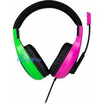ausines rozines - Nacon BigBen Stereo Gaming Headset V1 Rožinė/Žalia (Pink/Green) - 2 nuotrauka