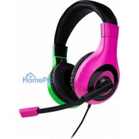ausines rozines - Nacon BigBen Stereo Gaming Headset V1 Rožinė/Žalia (Pink/Green) - 4 nuotrauka