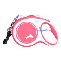 flexi 50kg - FLEXI New Comfort L Tape 8 m red automatinis pavadėlis - 5 nuotrauka
