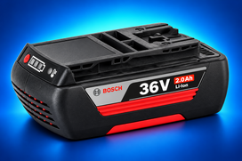 akumuliatoriai 36 v - Bosch GBA 36V 2.0Ah (1 600 Z00 03B) - 2 nuotrauka
