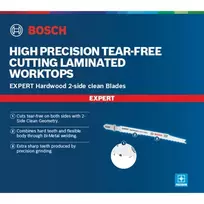 bosch peilis - Pjūklelis siaurapjūkliui Bosch 2608900544; 117 mm; 5 vnt. - 2 nuotrauka