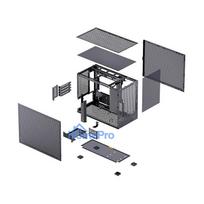 mesh korpusai - Jonsbo D32 PRO Mesh Juodas (Black) - 3 nuotrauka