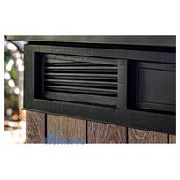 sodo spintele - Sodo sandėliukas Keter Deco Horizontal Shed, ąžuolo medžio atspalvis (Ash Wood Tone) - 2 nuotrauka