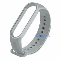 xiaomi mi band 3 - Fusion Accessories Wave band for Xiaomi Mi Band 3 / Mi Band 4 gray - 2 nuotrauka