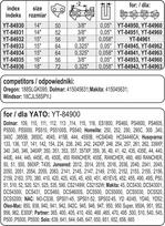 grandines - Pjovimo juosta 18" .325" 0,058" 72  (YT-84936) - 2 nuotrauka
