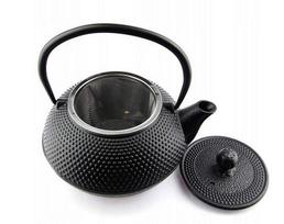 ketaus arbatinukas - Ketaus arbatinukas su sieteliu black DOTS, 0,8 L - 2 nuotrauka