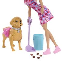 leles - Mattel Barbie Family & Friends Malibu JJB46 Walk & Potty lėlės rinkinys - 7 nuotrauka