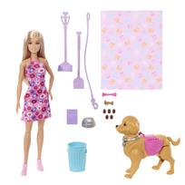 leles - Mattel Barbie Family & Friends Malibu JJB46 Walk & Potty lėlės rinkinys - 8 nuotrauka