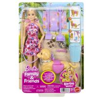 leles - Mattel Barbie Family & Friends Malibu JJB46 Walk & Potty lėlės rinkinys - 10 nuotrauka