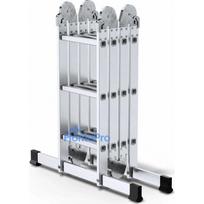4 pakopu kopecios - Daugiafunkcinės kopėčios Awtools, 4 pakopų, 370 cm - 6 nuotrauka