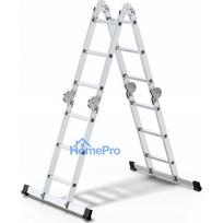 4 pakopu kopecios - Daugiafunkcinės kopėčios Awtools, 4 pakopų, 370 cm - 7 nuotrauka