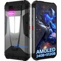 mobilus telefonai 512gb - Unihertz Tank 4 12/512GB Juodas (Black) - 8 nuotrauka