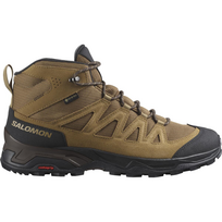 trekas - Salomon X Ward Leather Mid GTX rudi/juodi (Brown/Black) - 4 nuotrauka