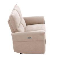 sviesi sofa - Home4You DAMIKA Dvivietė sofa-reglaineris, šviesiai ruda (Light Brown) - 7 nuotrauka