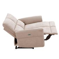 sviesi sofa - Home4You DAMIKA Dvivietė sofa-reglaineris, šviesiai ruda (Light Brown) - 8 nuotrauka