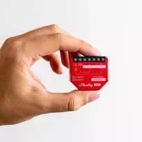 bluetooth jungiklis - Shelly 1PM Gen3 Raudona (Red) Išmanusis jungiklis - 4 nuotrauka
