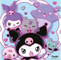 delione 3 - Ravensburger Hello Kitty Kuromi On Tour, 3 x 49 det. - 3 nuotrauka