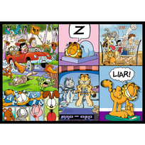 garfield - Trefl Garfield Doesnt Like Mondays 13344, 4 x 250 det. - 4 nuotrauka