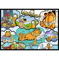 garfield - Trefl Garfield Doesnt Like Mondays 13344, 4 x 250 det. - 5 nuotrauka