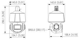 dahua ip - Dahua SD3E410DB-GNY-A-PV1 4MP IP PTZ  - 6 nuotrauka