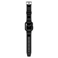 apple watch 9 45mm - Spigen Rugged Armor Pro dėklas su dirželiu Apple Watch 4 / 5 / 6 / 7 / 8 / SE (44/45 mm) - Juodas (Black) - 5 nuotrauka