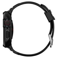 apple watch 9 45mm - Spigen Rugged Armor Pro dėklas su dirželiu Apple Watch 4 / 5 / 6 / 7 / 8 / SE (44/45 mm) - Juodas (Black) - 7 nuotrauka
