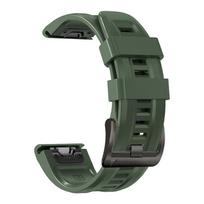garmin fenix 8 apyranke - Tech-Protect Silicone IconBand Strap for Garmin Fenix 5/ 6/ 6 PRO/ 7 Military Green (Army Green) - 8 nuotrauka