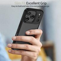 iphone apple deklai - Tech-Protect MagMat dėklas iPhone 17 Pro Max - Matinis Juodas (Matte Black) - 3 nuotrauka
