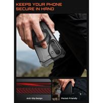deklas magsafe samsung - Supcase UB Grip Mag MagSafe dėklas Samsung Galaxy S26 Juodas (Black) - 4 nuotrauka
