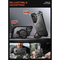 deklas magsafe samsung - Supcase UB Grip Mag MagSafe dėklas Samsung Galaxy S26 Juodas (Black) - 6 nuotrauka