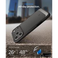 iphone apple deklai - Spigen Rugged Armor MagSafe dėklas Apple iPhone 17 Pro / 18 Pro Pilkas (Gray) - 2 nuotrauka