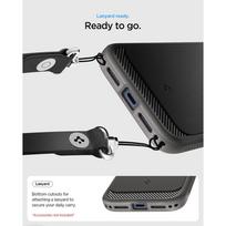 iphone apple deklai - Spigen Rugged Armor MagSafe dėklas Apple iPhone 17 Pro / 18 Pro Pilkas (Gray) - 4 nuotrauka