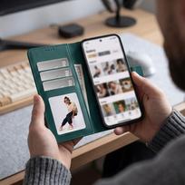 xiaomi 17 pro max - Tech-Protect Wallet dėklas-piniginė, skirtas Xiaomi Redmi Note 17 Pro Max 5G – Žalias (Green) - 6 nuotrauka