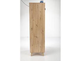 azuolo imitacija - Spinta Borneo S-1, ąžuolo, 80 cm x 57 cm x 200 cm - 9 nuotrauka
