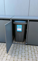kanistra ermitazas - Metalinis konteinerių stoginė, 240 l, keturguba (Metal) - 11 nuotrauka