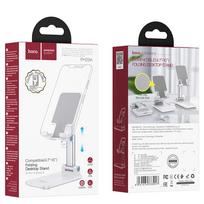 telefono laikiklis hoco - Hoco PH29A tvirtinamas prie stalo baltas - 2 nuotrauka