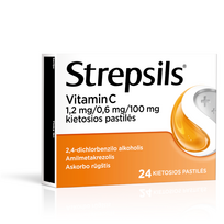 vitaminas c - Strepsils Vitamin C 1,2 mg/0,6 mg/100 mg tabletės N24 - 3 nuotrauka
