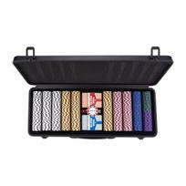 poker set - Engelhart žaidimo rinkinys pokeriui 500 (14 g) be nominalų, LT - 11 nuotrauka