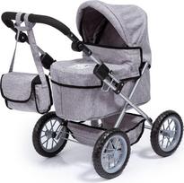 bayer design leliu vezimelis trendy - Bayer - Dolls Pram Trendy - Grey (13010AA) - 2 nuotrauka