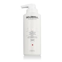 sidabrine plauku kauke - Goldwell Dualsenses Silver 60Sec Treatment greito veikimo pilkinanti plaukų kaukė šviesiems plaukams - 500 ml. - 2 nuotrauka