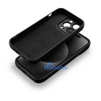 galaxy a21s telefonas - Fusion Accessories "Softy Case Galaxy A21S" Black - 4 nuotrauka