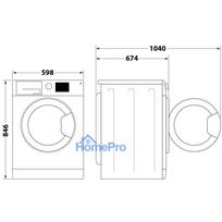 skalbiniu dziovykle - Whirlpool WP B9X WBS EE - 5 nuotrauka